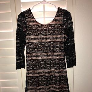 Black and Tan lace dress from Target